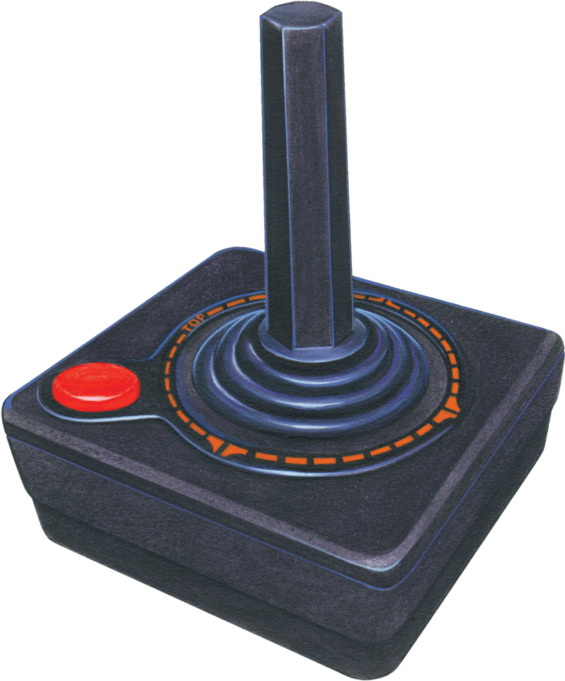 Download - Atari 2600 Joystick Png (814x982), Png Download