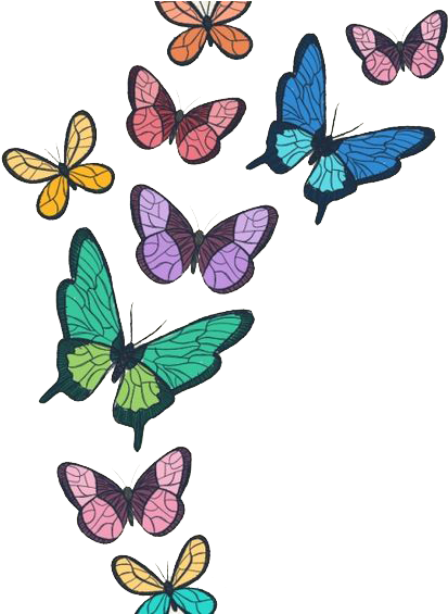 Insects Clipart Watercolor - Watercolor Butterfly Png (564x564), Png Download