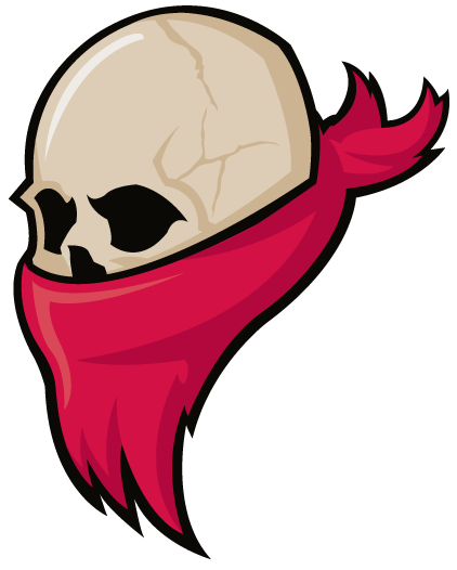 Crazy Skulls Png - Skull Crazy Png (422x526), Png Download