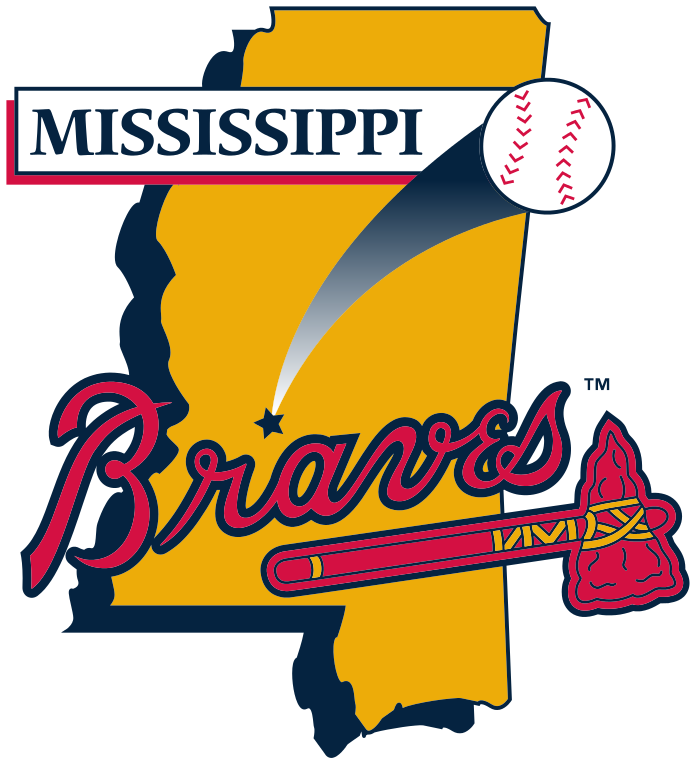 Mississippi Braves Logo (697x768), Png Download