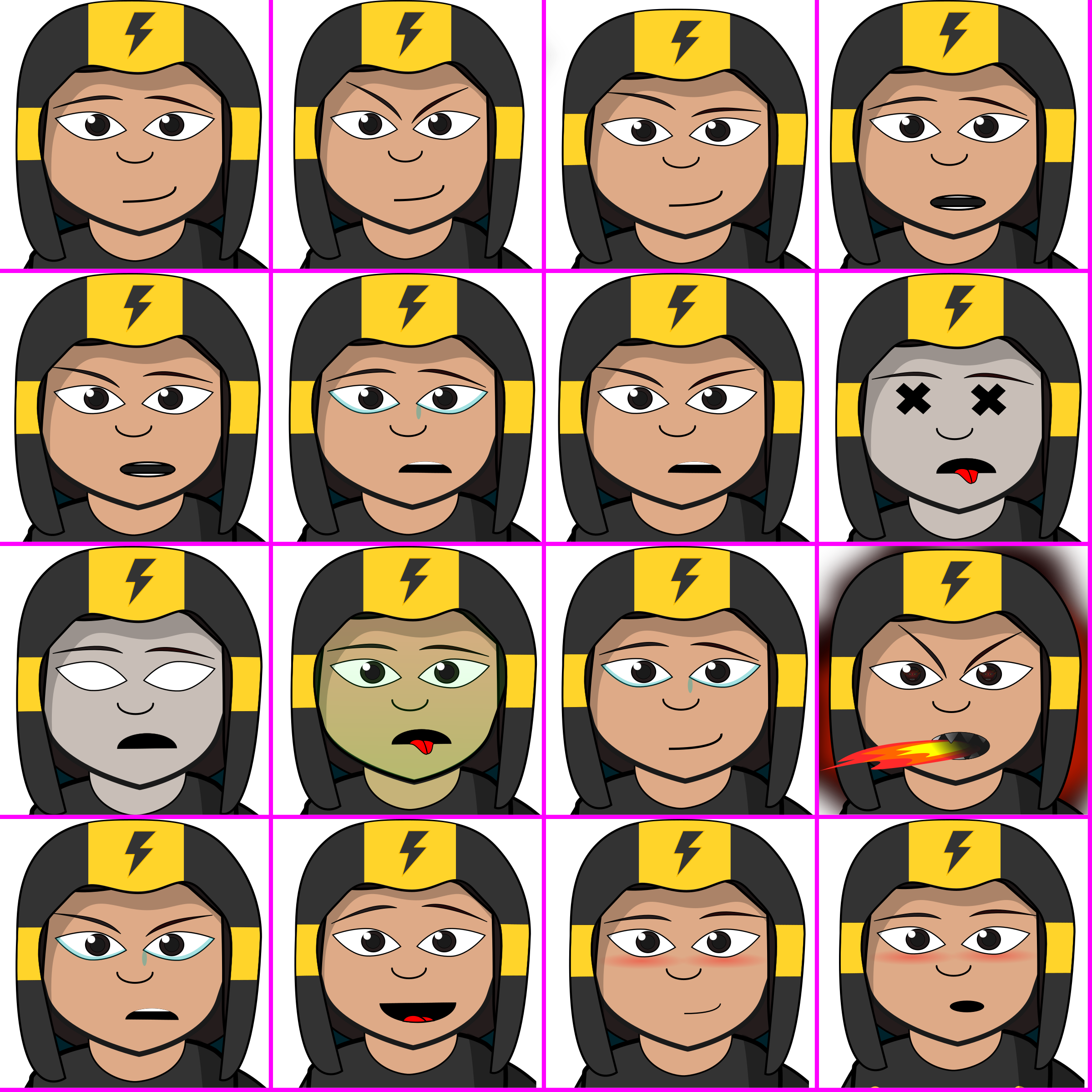 This Free Icons Png Design Of Storm Mage Emotions (2400x2400), Png Download