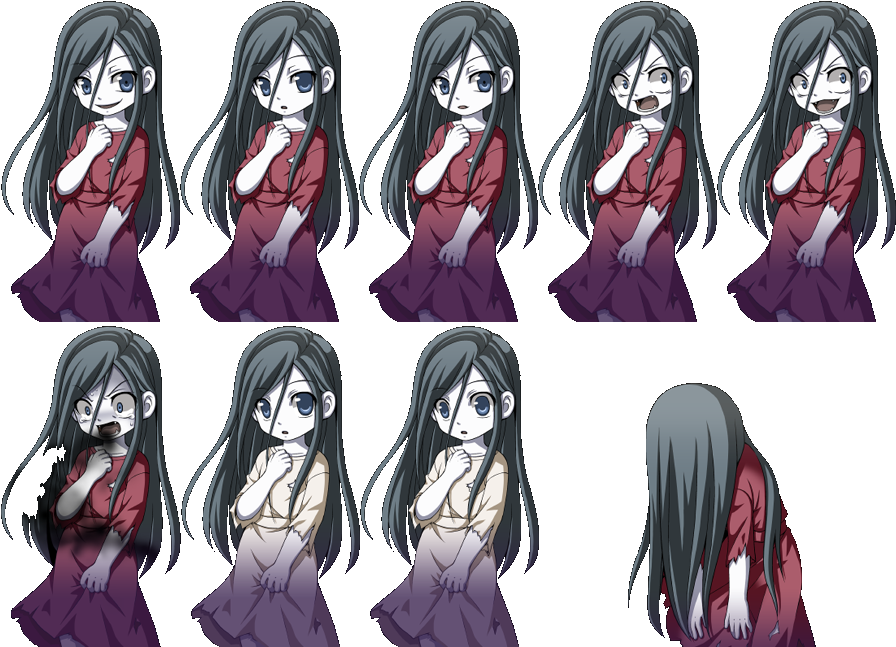 Sachiko Emotions - Corpse Party Eternal Cycle (928x656), Png Download