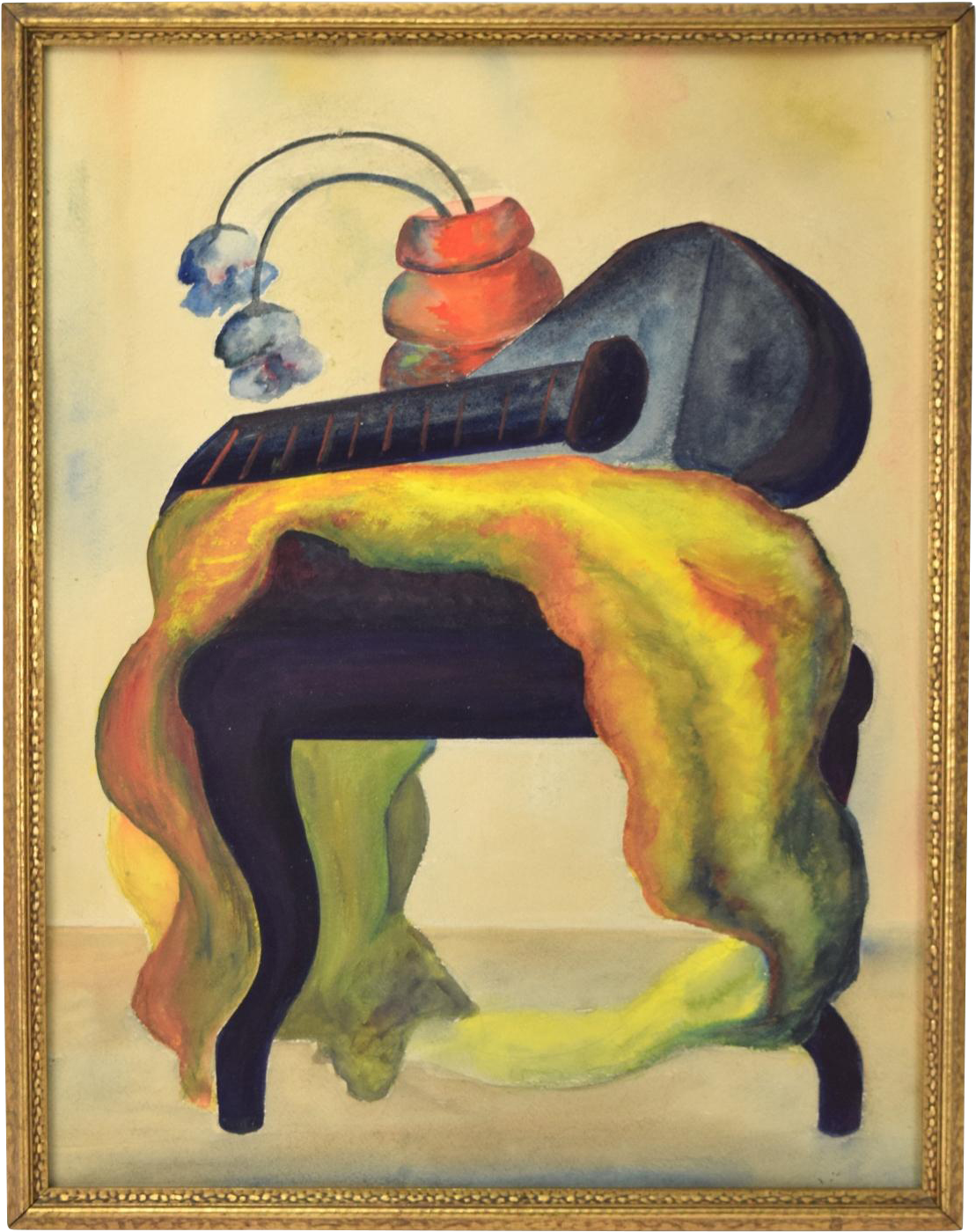 1944 Surrealist Abstract Gouache Painting Still Life - Picture Frame (1399x1399), Png Download