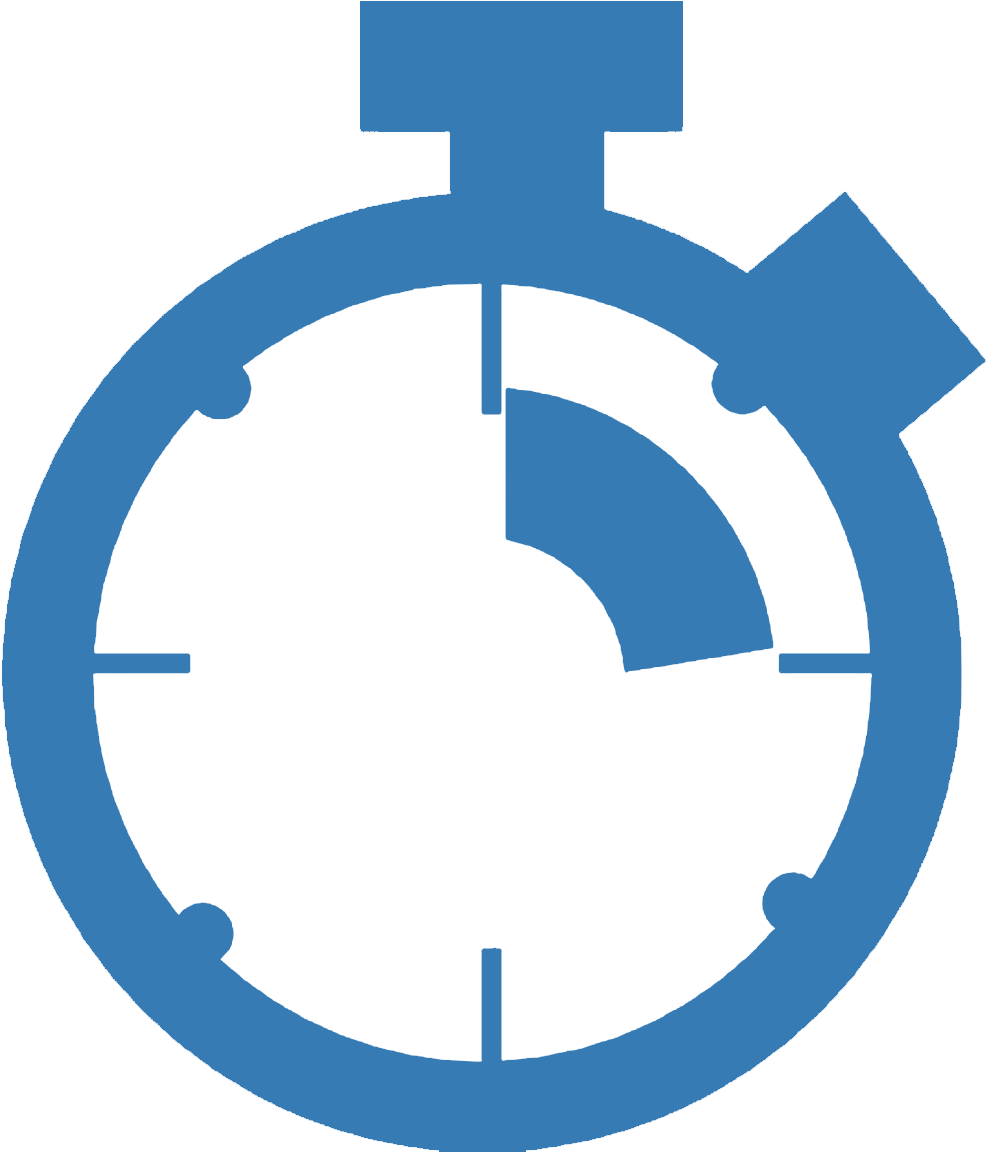 Stopwatch Png Blue (1556x1294), Png Download