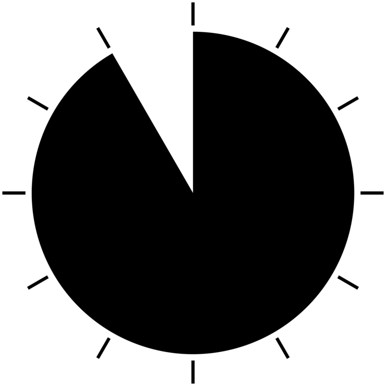 Time, Minutes, Stopwatch, Timer, Hours, Waiting, Clock - Clock Silhouette (640x640), Png Download