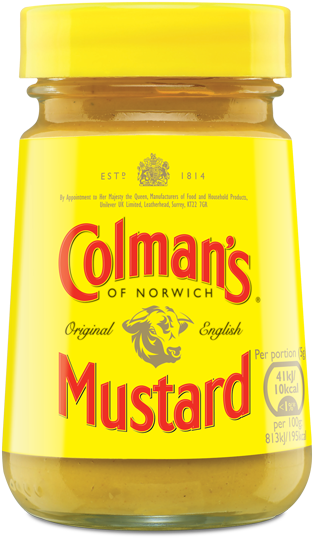 Colman's Original English Mustard 100g (435x775), Png Download