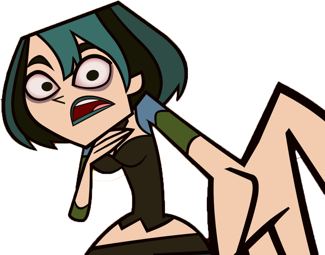 Gwen Rap - Total Drama Gwen Scream (1105x869), Png Download