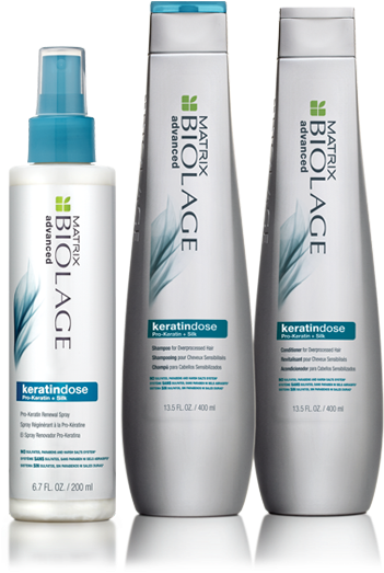 Keratin Dose - Biolage Keratindose Biolage Conditioner 250 Ml (386x560), Png Download