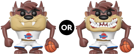 Funko Pop Vinyl Space Jam - Funko Pop Movies Space Jam Taz Chase Vinyl Action Figure (541x541), Png Download