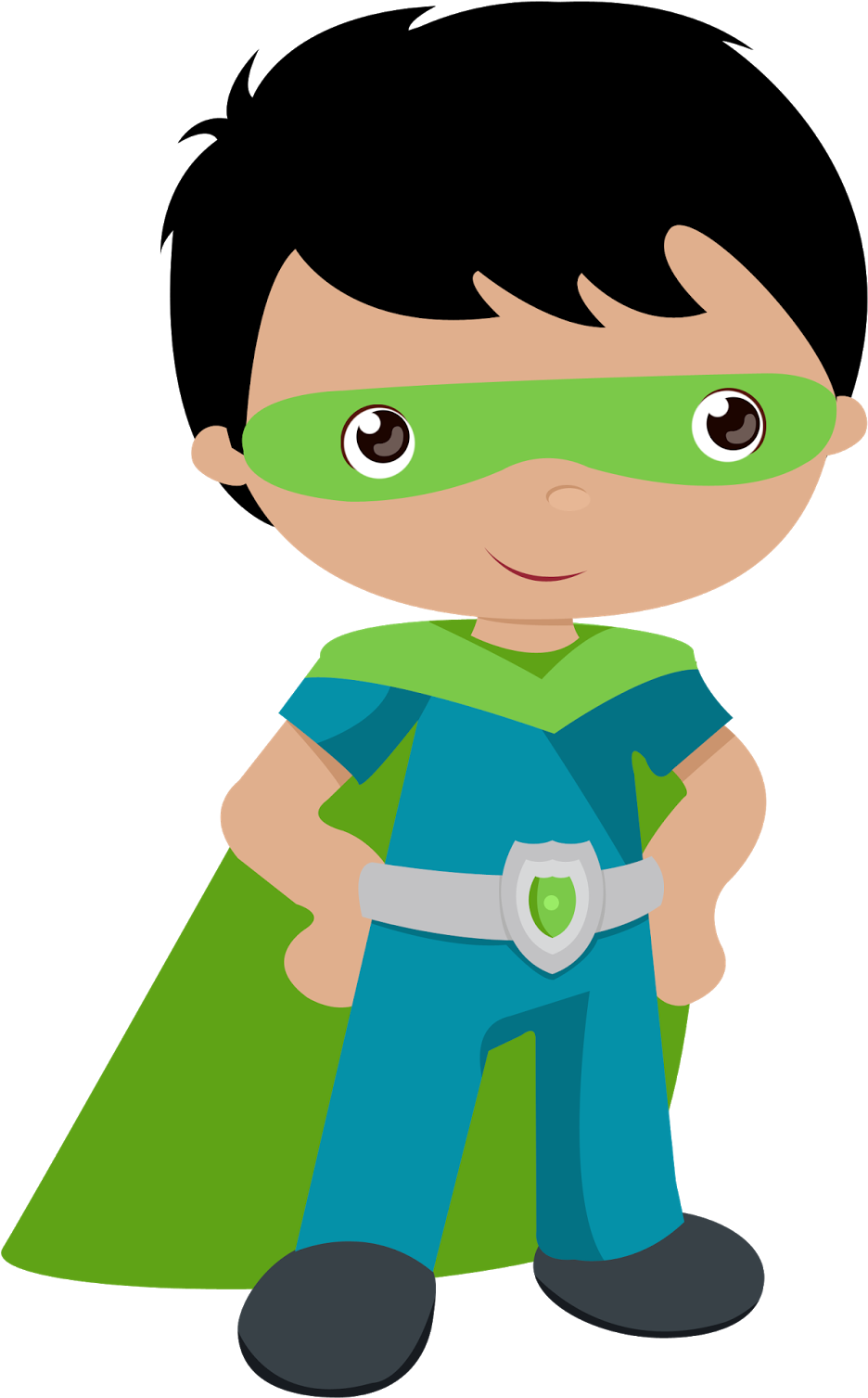 Collection Of Superhero Kids High Quality - Super Hero Kids Clip Art (1284x1600), Png Download