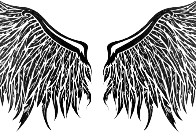 Wings Tattoos Png Transparent Images - Portable Network Graphics (640x480), Png Download