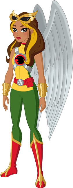Dc Super Hero Girls Hawkgirl - Hawkgirl Dc Superhero Girls Names (600x650), Png Download