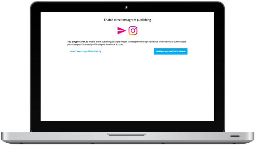 How To Post Directly To Instagram Using Hootsuite - Blackdeers (893x505), Png Download