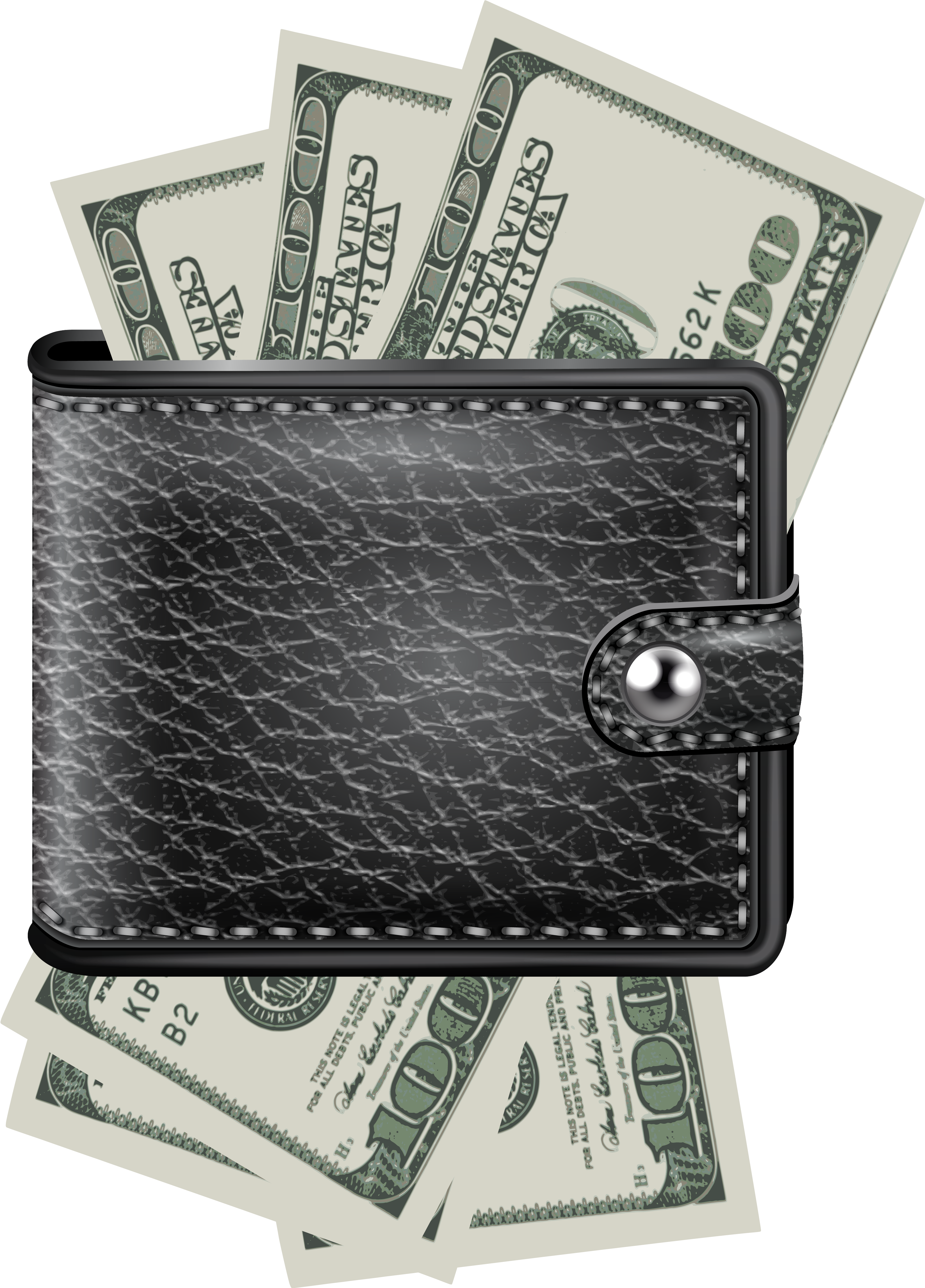Wallet Transparent (3838x4694), Png Download