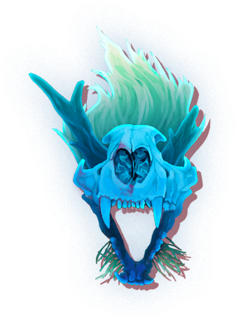 Skull (390x451), Png Download