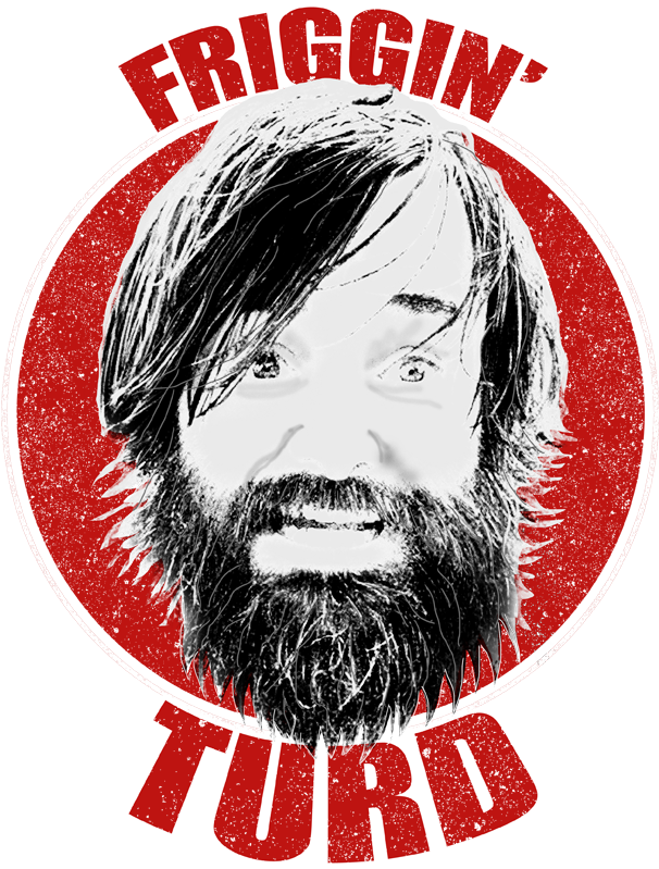 Last Man On Earth Friggin Turd Men's V Neck T Shirt - Slim-fit Pants (850x857), Png Download