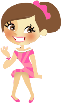 Hello There I'm Jhem - Girl Cartoon Png File (380x380), Png Download