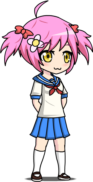 Click On The Photo To Start Tagging - Gacha Girl Png (323x600), Png Download
