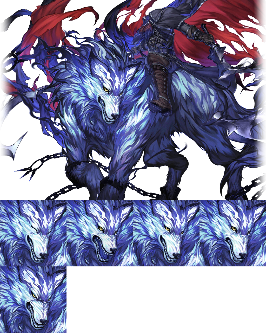 Hessian Lobo - Lobo Fate (1024x1280), Png Download
