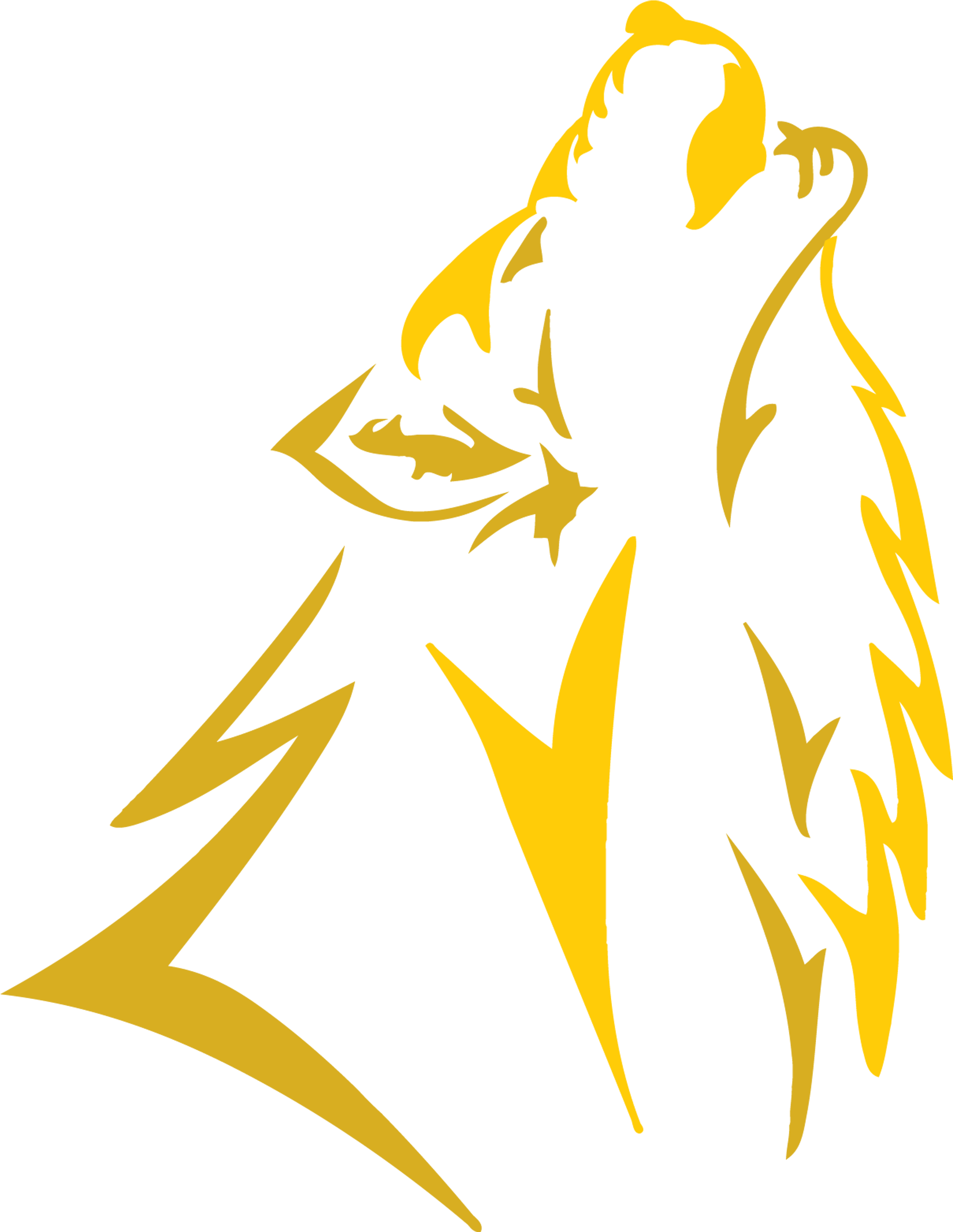 El Equipo De Béisbol Masculino De La Universidad De - Coyote Cuts (2550x3300), Png Download