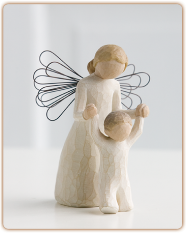 Jacques Flower Shop - Willow Tree Guardian Angel Figurine (480x480), Png Download