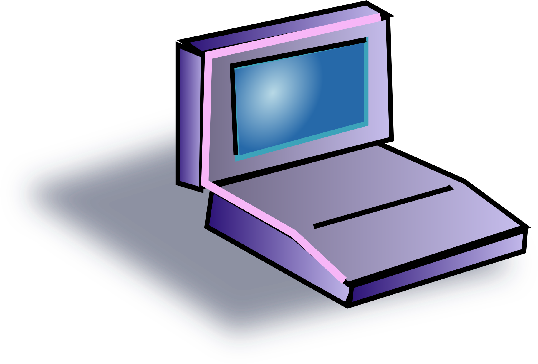 Free Csc Net Laptop Clipart Clipart And Vector Image - Clip Art (2000x1254), Png Download