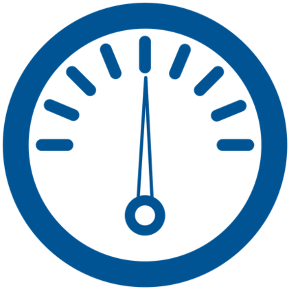Meter - Fuel Gauge (1000x500), Png Download