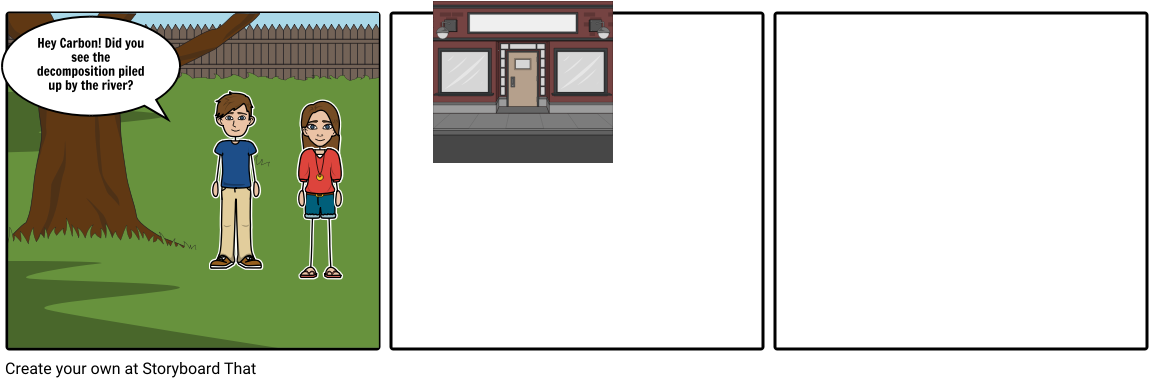 Science-carbon And Oxygen - Cartoon (1164x385), Png Download