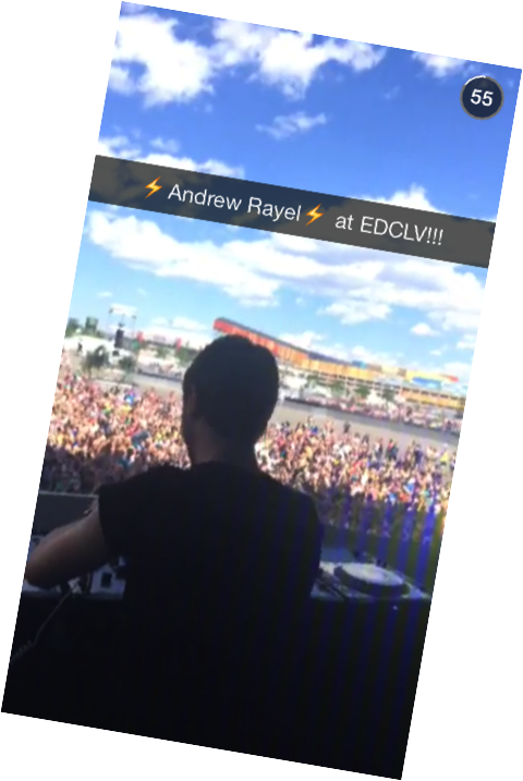 Edc Snapchat Hardwell Snapchat - Andrew Rayel (480x717), Png Download