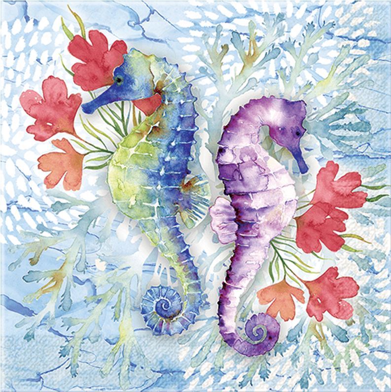 Oceana Beverage Napkins (1200x1200), Png Download