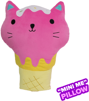 Picture Of Mini Kitty Cone Scented Foodie Pillow - Mini Cooper (415x415), Png Download