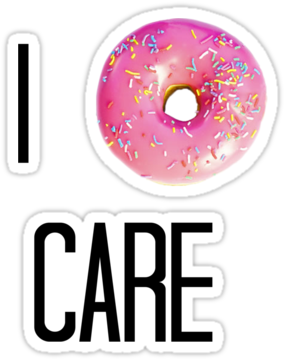 Transparent Quoti Donut Carequot Stickers By Victoria - Donut Care (375x360), Png Download