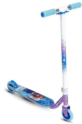 Disney Frozen Girls' Lights And Sounds Inline Scooter - Huffy Disney Frozen Lights And Sounds Scooter (820x648), Png Download