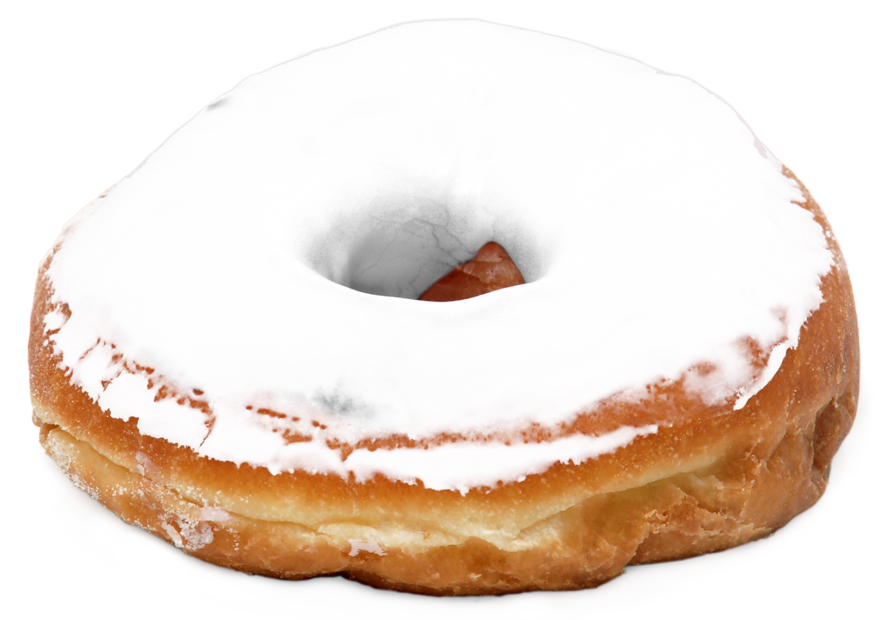 Totally Transparent - Source - - Doughnut Pink Frosted Throw Blanket (1280x896), Png Download