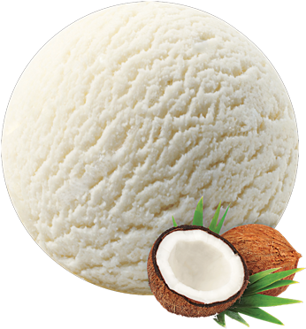 Coconut Ice Cream - Coconut Ice Cream Png (365x378), Png Download