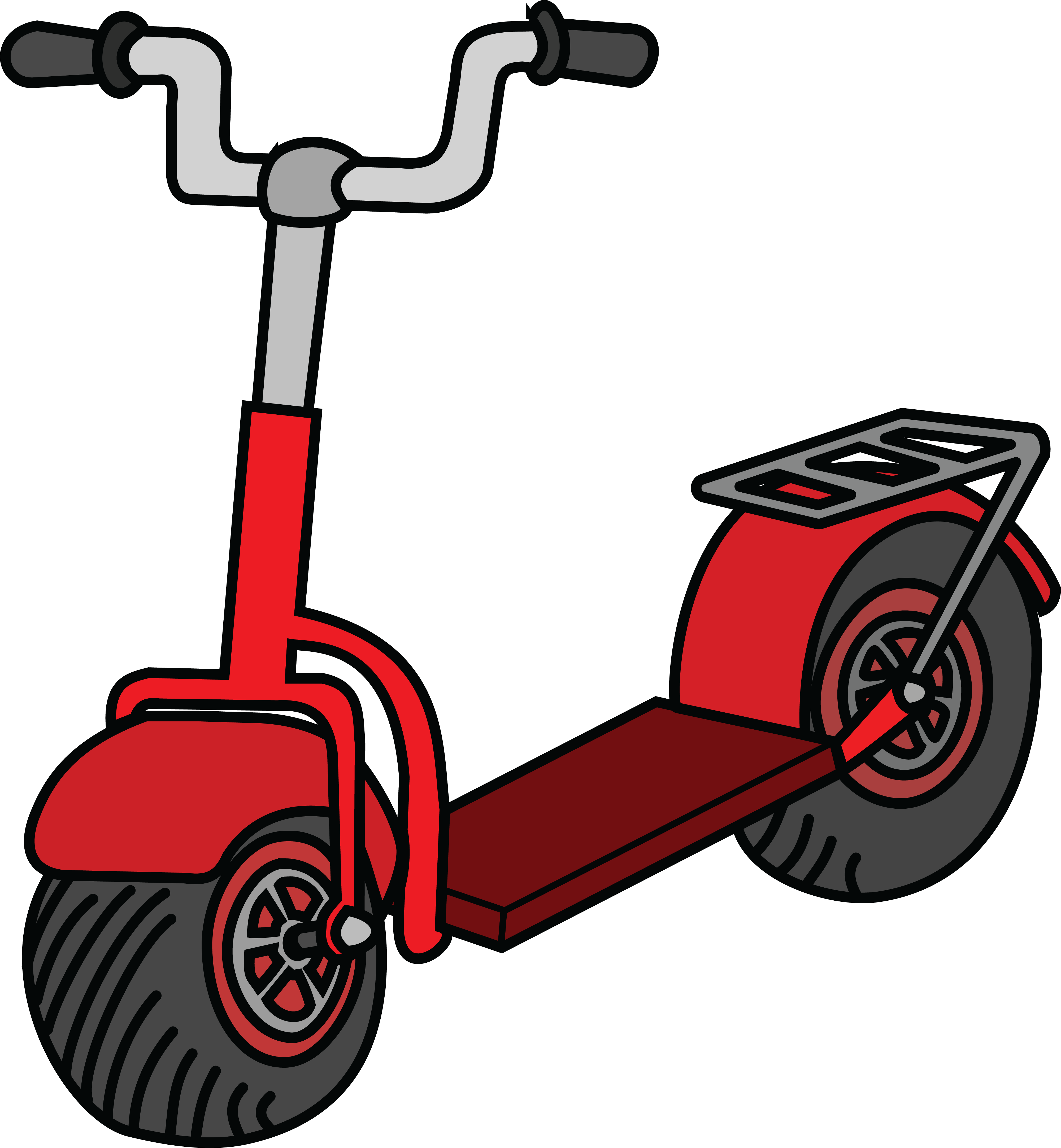 , , - Scooter Clipart (4000x4330), Png Download
