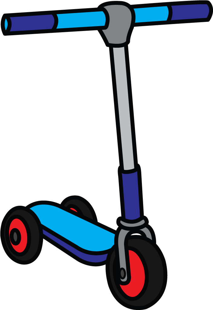 Http Drawingmanuals Com Manual - Scooter Drawing (720x1280), Png Download