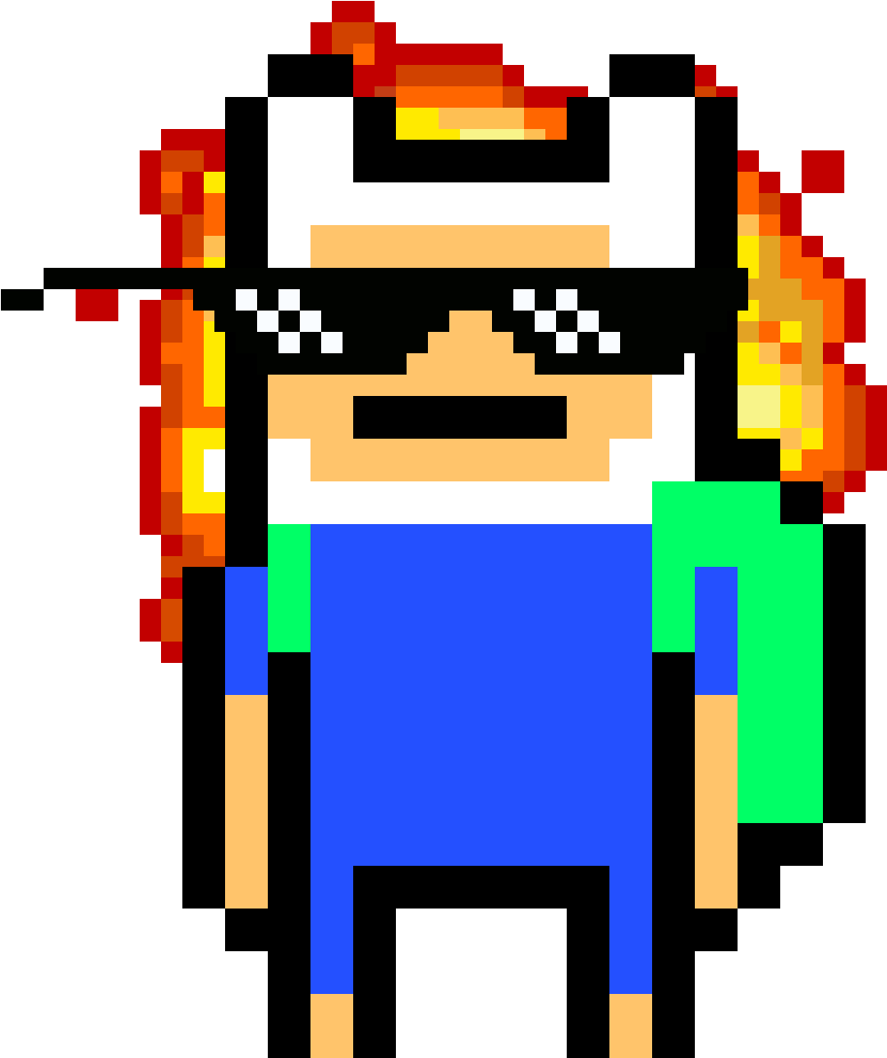 Pixilart Finn The Human Jonas Png Mlg Finn Human - R3kt Gif (1200x1200), Png Download