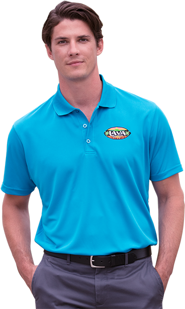 Teal Polo Shirt (416x624), Png Download