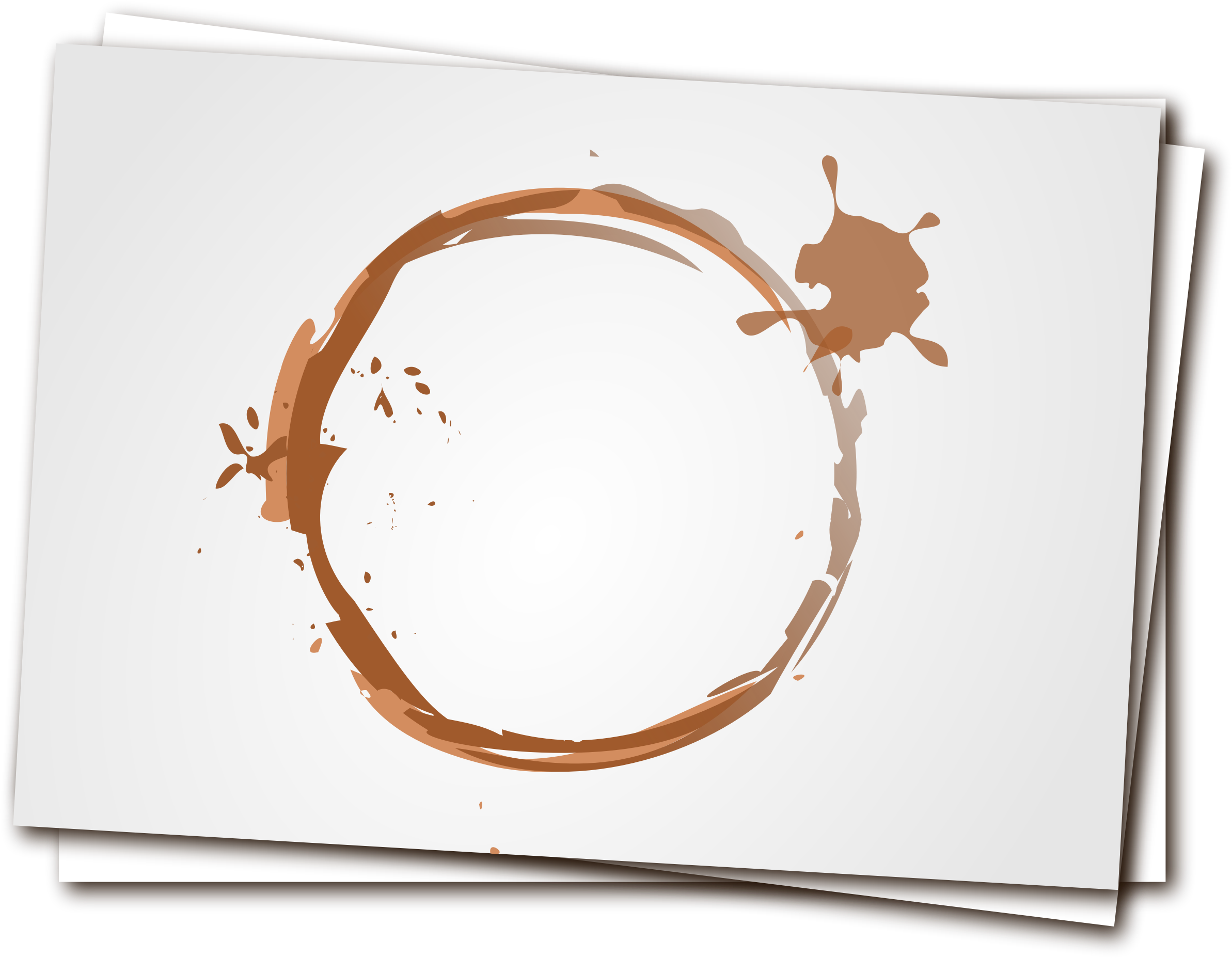 Coffee Stains Clip Art (800x622), Png Download