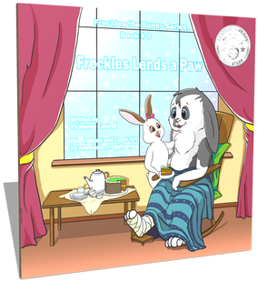 Freckles And Her Friends Have Always Been Scared Of - Freckles Lends A Paw [book] (369x364), Png Download