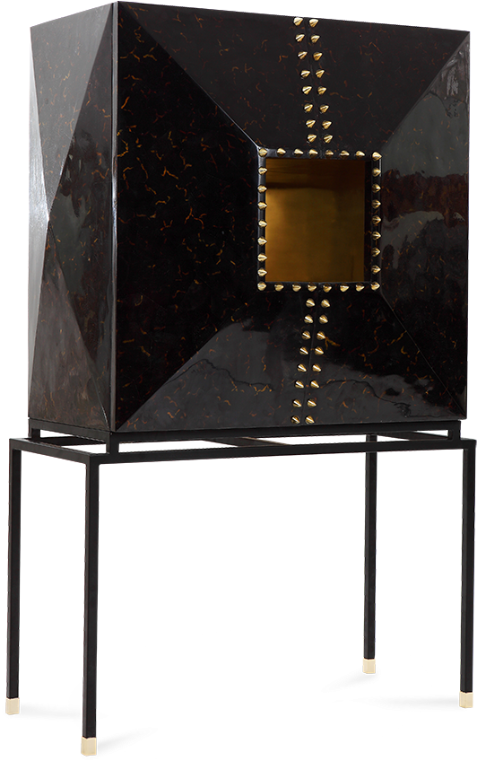 Cabinet, Tortoise Stud, Tortoise Crack Polished And - Furniture (714x1000), Png Download