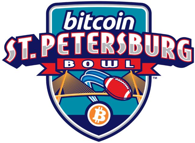 Petersburg Bowl Logo - Bitcoin St Petersburg Bowl Game Jersey Patch Ucf Vs (640x471), Png Download