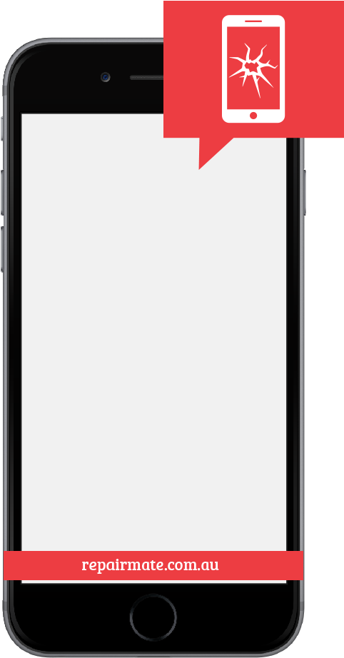 Repair Iphone 6 Plus Digitizer That Has Cracked Or - Iphone (500x930), Png Download