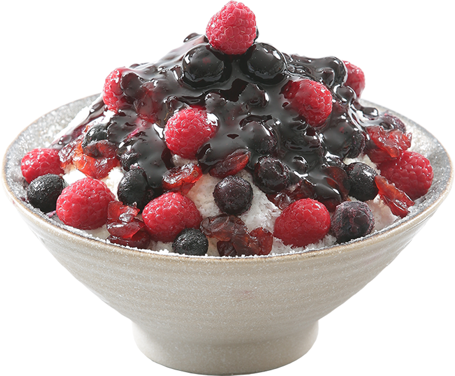 Yogurt Berry Falling Snow (1000x1000), Png Download