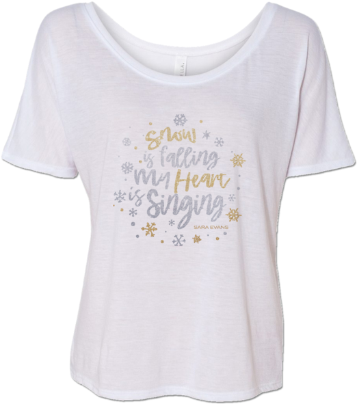 Snow Is Falling - T-shirt (600x600), Png Download