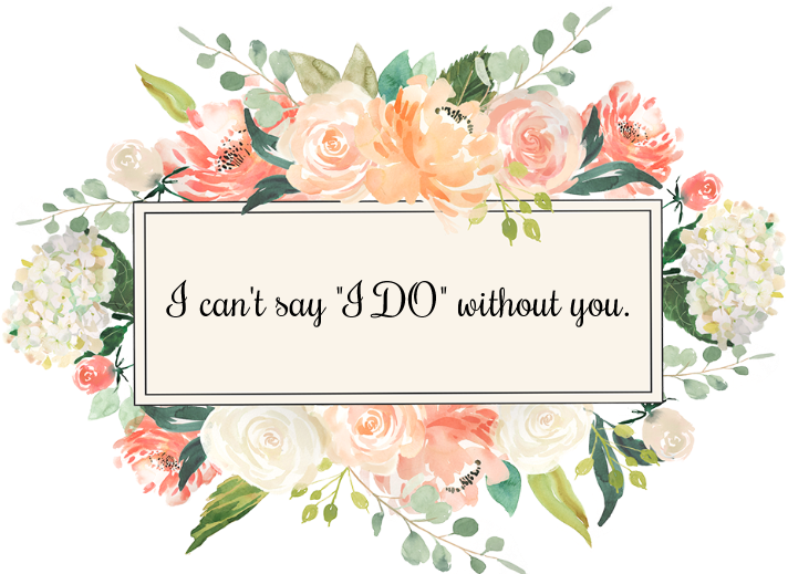 Bridal Floral Frame - Watercolor Foliage Png Transparent (776x518), Png Download