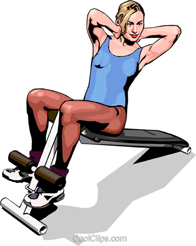 Download Woman Doing Sit Ups Royalty Free Vector Clip Art Illustration Jumping Png Image With No Background Pngkey Com