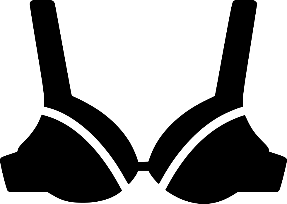 Cloth Inner Women Bra Under Garments Comments - Women Bra Vector Png (980x696), Png Download