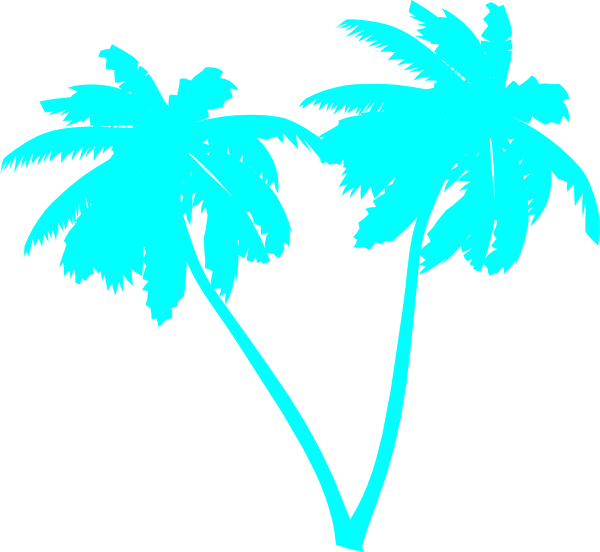 Svg Library Library Sky Clip Art At Clker Com Online - White Palm Tree Clipart (600x552), Png Download